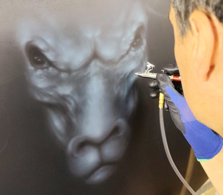 Airbrush a speciální laky